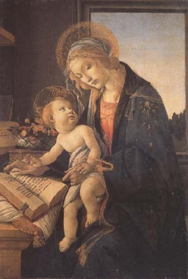 Sandro Botticelli Madonna and child or Madonna of the book